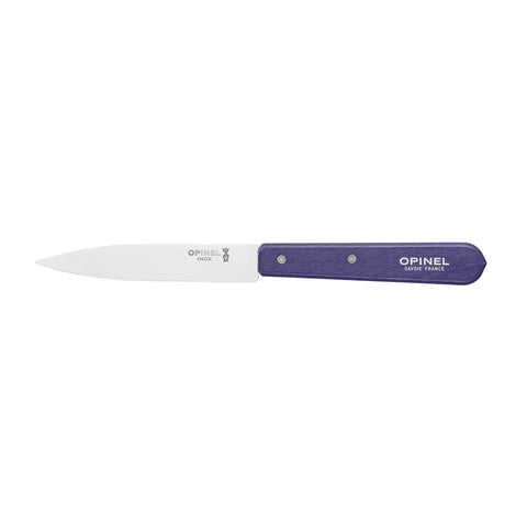 Opinel No 112 Violet Beechwood Handle Paring Knife, 10cm