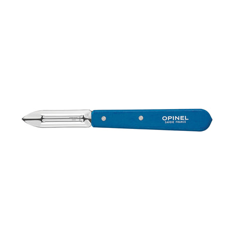 Opinel No 115 Blue Beechwood Handle Peeler, 6cm