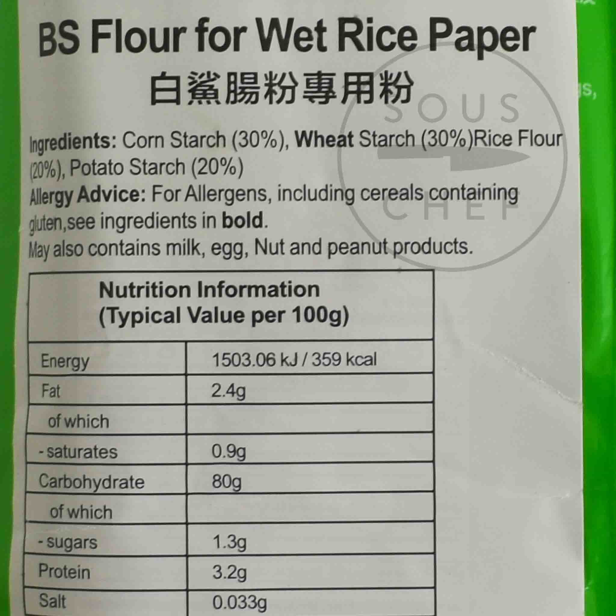 Flour for Wet Rice Paper, 454g