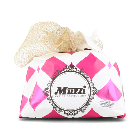 Muzzi Pink Diamond Raspberry & Pistachio Panettone, 750g