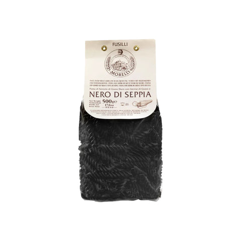 Morelli Squid Ink Fusilli, 500g
