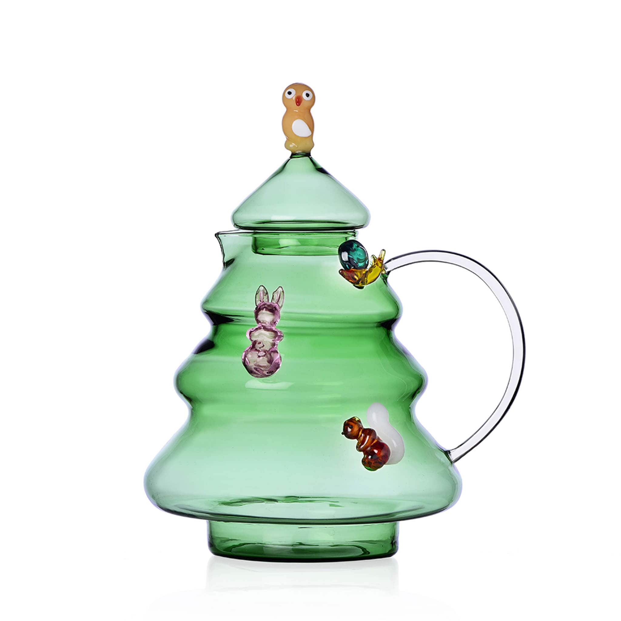 Ichendorf Milano Limited Edition 3D Christmas Tree Pitcher with Lid, 1.2 liter