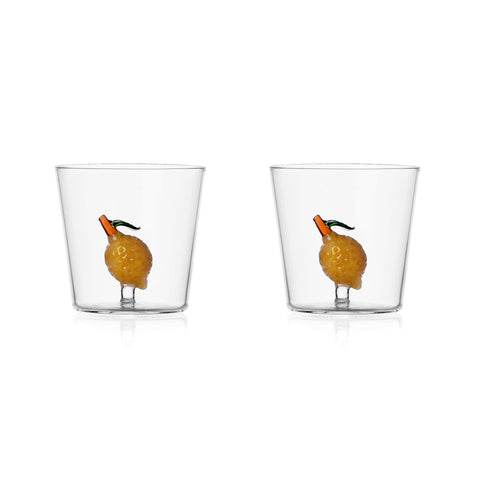 Ichendorf Milano Set of 2 Lemon Tumblers, 300ml