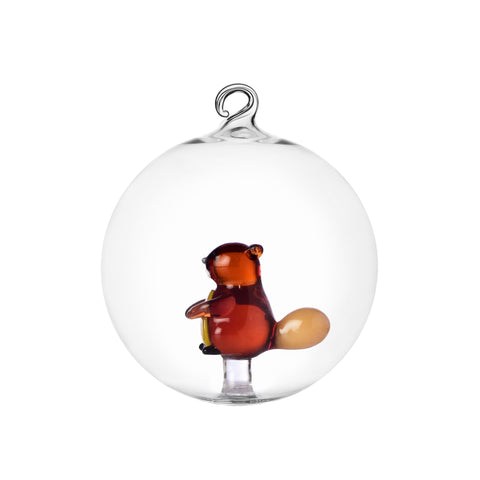 Ichendorf Milano Limited Edition Beaver Bauble, 8cm