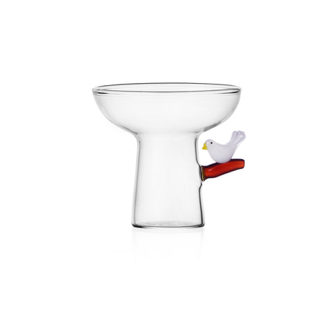 Ichendorf Milano Glass Dove Egg Cup, 8cm