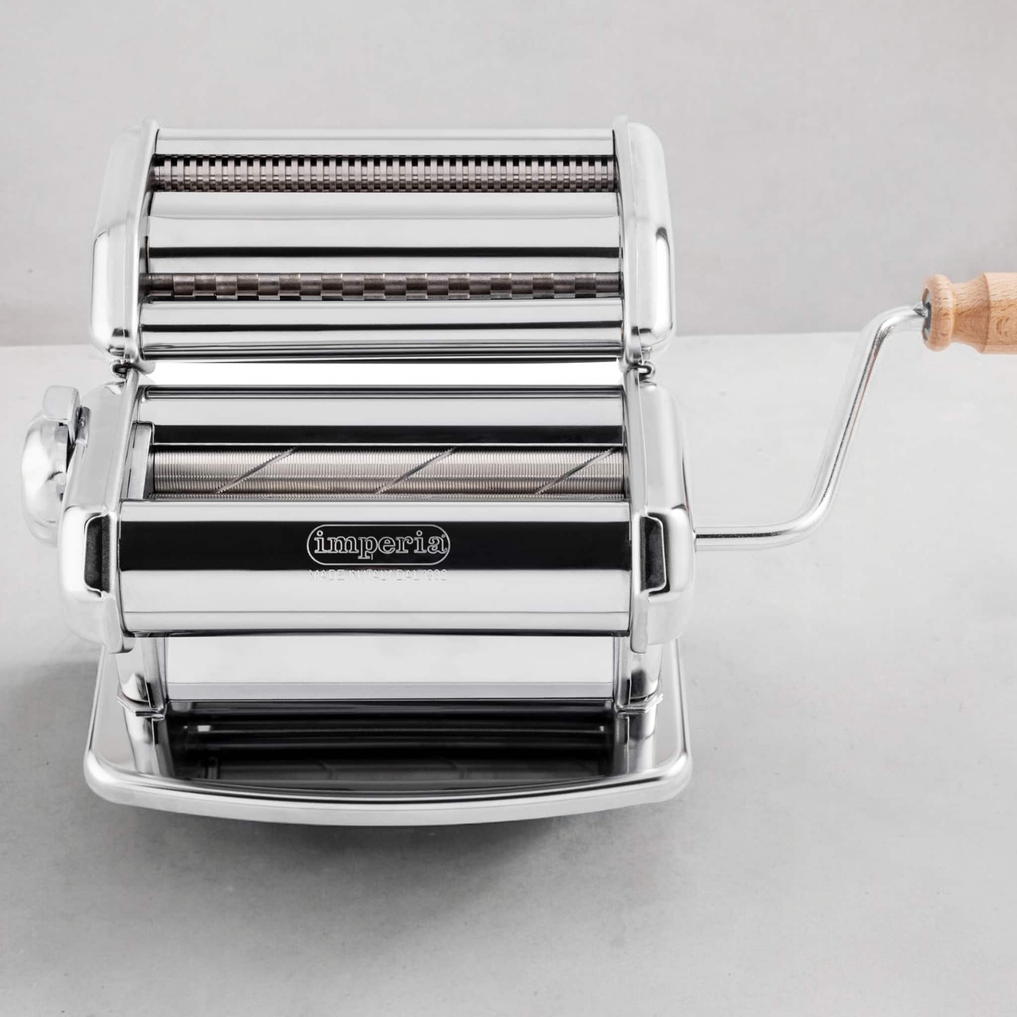 Picture of Imperia Chrome Gourmet Pasta Maker with Textured Rollers | Buy online ...