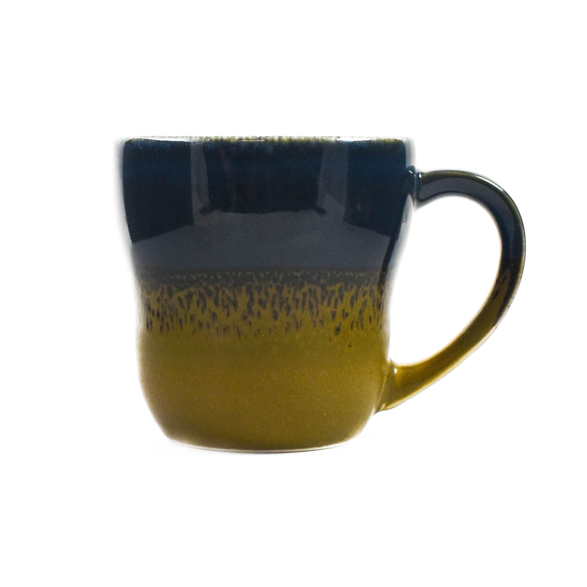 Okita Mug, Blue and Yellow