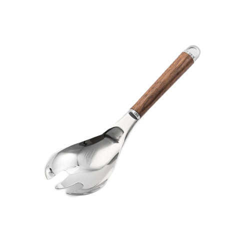 Wood Handle Stainless Steel Serving Fork