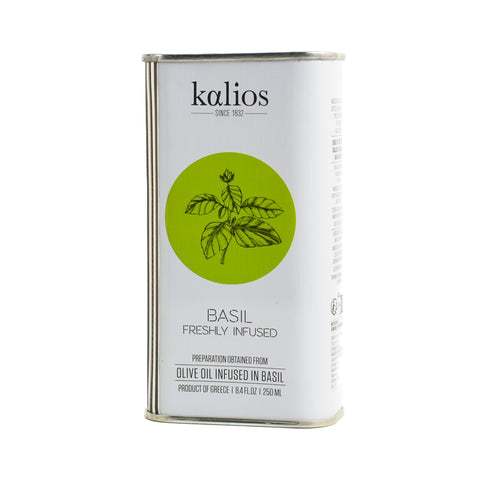Kalios Basil Infused Extra Virgin Olive Oil, 250ml