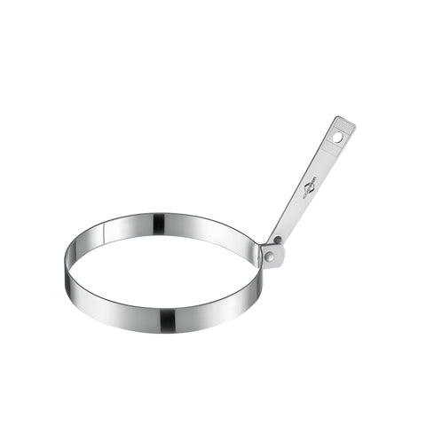 Kuchenprofi Set of 2 Stainless Steel Egg Ring Moulds, 10.5cm