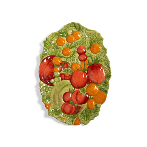 Vegetable Ceramic Platter, 37.5cm