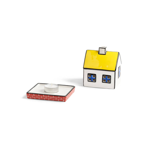 Haines Cottage Ceramic Tealight, 12.5cm
