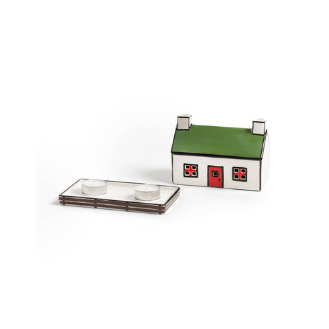 Haines Bungalow Ceramic Tealight, 16.5cm
