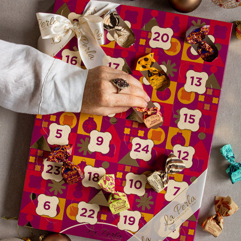 La Perla di Torino Chocolate Truffle Advent Calendar, 300g