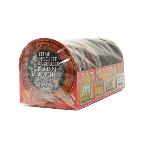 Lebkuchen-Schmidt Chocolate & Sugar Coated PGI Lebkuchen, 500g