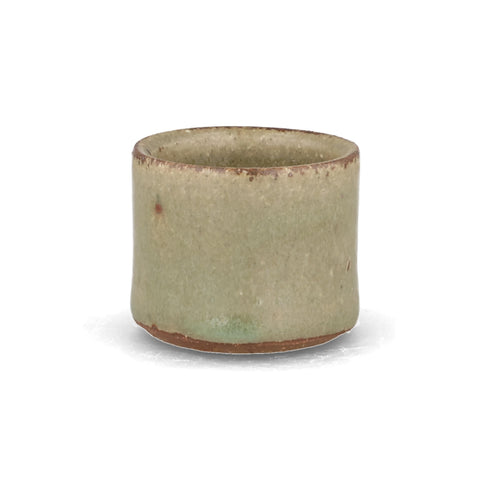 Leach Pottery Ash Green Stoneware Egg Cup, 4.5cm