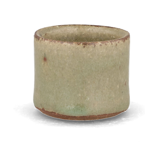 Leach Pottery Ash Green Stoneware Egg Cup, 4.5cm