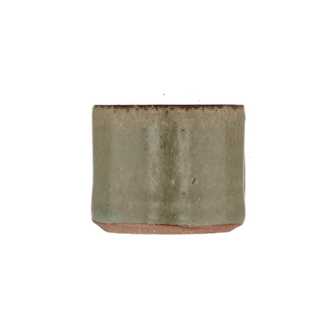 Leach Pottery Ash Green Stoneware Egg Cup, 4.5cm