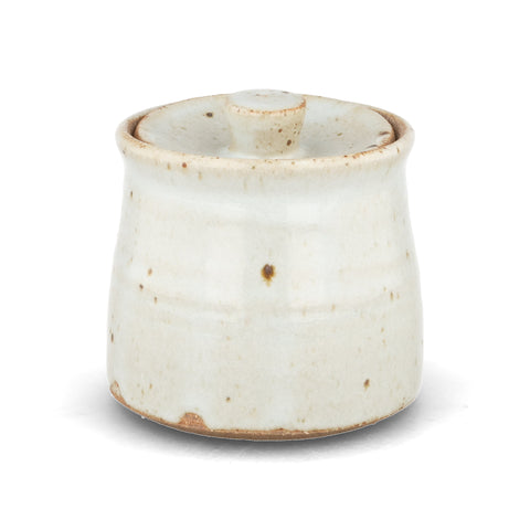 Leach Pottery Dolomite Stoneware Un-Notched Honey Jar, 280ml