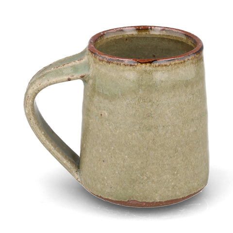 Leach Pottery Ash Green Stoneware Small Mug, 200ml