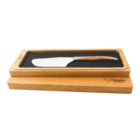 Laguiole en Aubrac Hard Cheese Knife, Juniper