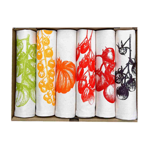 Lottie Day Set of 6 Tomato Napkins