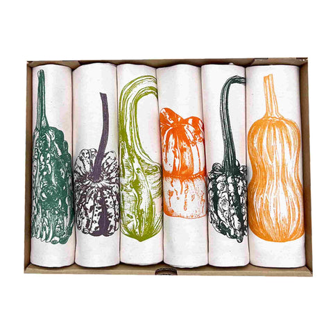 Lottie Day Set of 6 Squash Napkins
