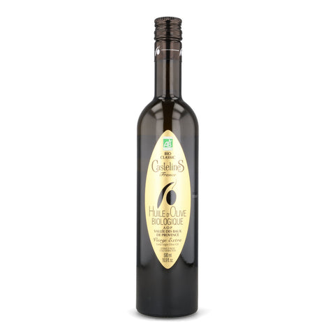 Moulin Castelas AOP Vallee des Baux Organic Extra Virgin Olive Oil, 500ml