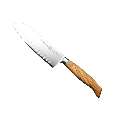 Messermeister Oliva Luxe Scalloped Edge Santoku, 16cm