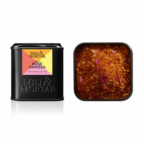 Mill & Mortar Organic Rose Harissa Spice Blend, 50g