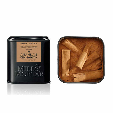 Mill & Mortar Organic Ananda's Cinnamon, 45g