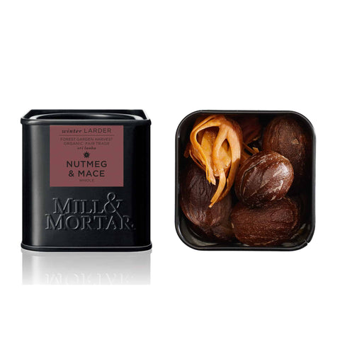 Mill & Mortar Organic Nutmeg & Mace, 45g