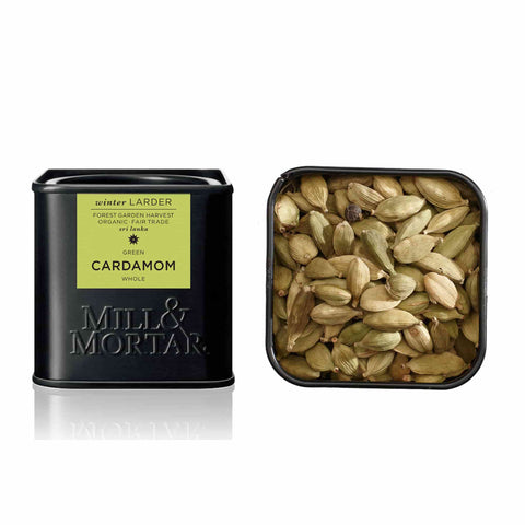 Mill & Mortar Organic Whole Green Cardamom, 25g