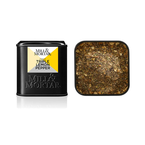 Mill & Mortar Organic Triple Lemon Pepper, 50g