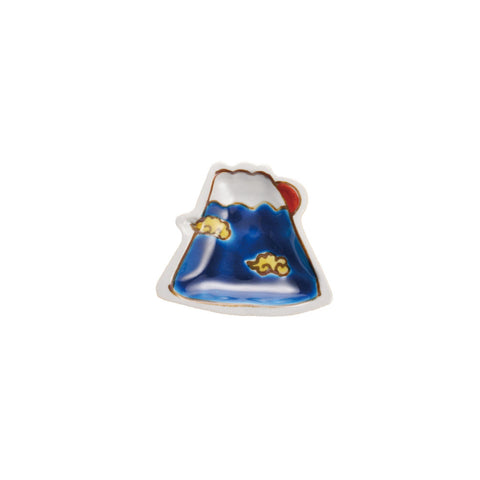 Japanese Porceain Mountain Garnish Plate, 8cm