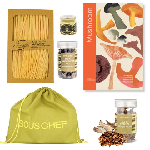 Mushroom Cookbook & Ingredient Set