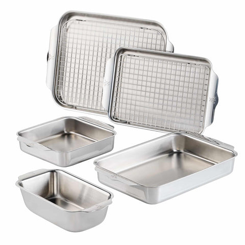 Hestan Ovenbond 7 Piece Stainless Steel Essential Bakeware Set