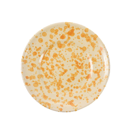 Puglia Yellow Splatter Side Plate, 19cm