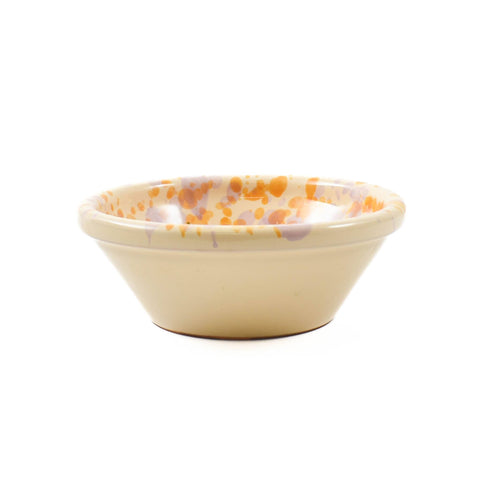 Puglia Lilac and Yellow Splatter Bowl, 12cm
