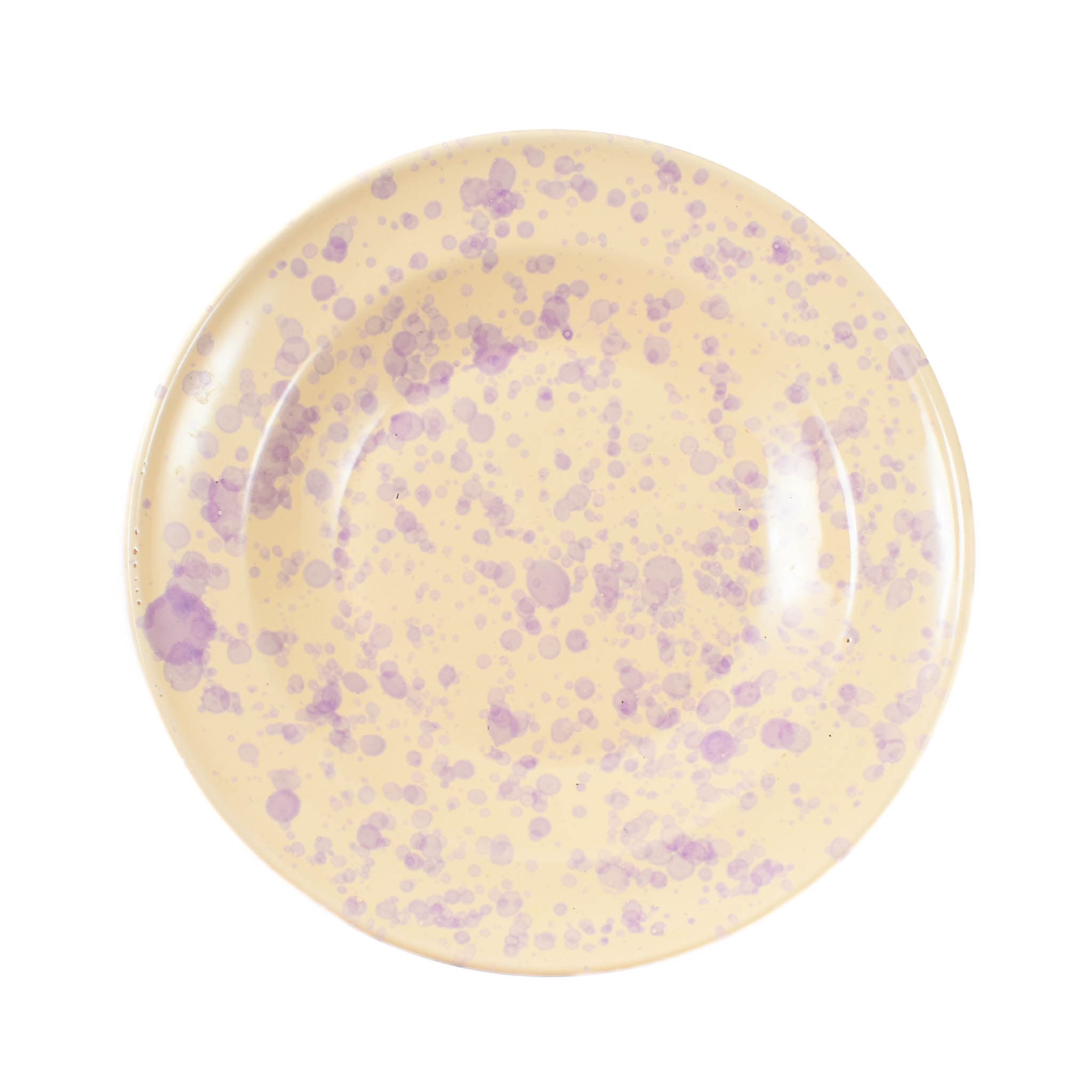 Puglia Lilac Splatter Pasta Bowl, 29cm