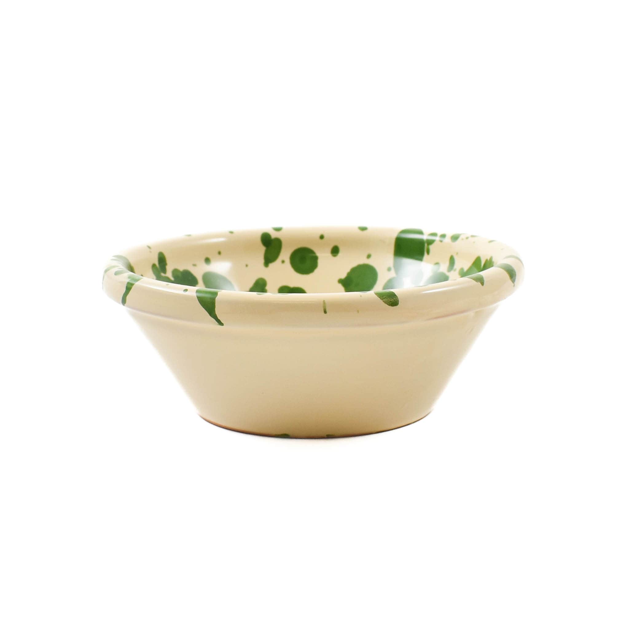 Puglia Green Splatter Bowl, 12cm