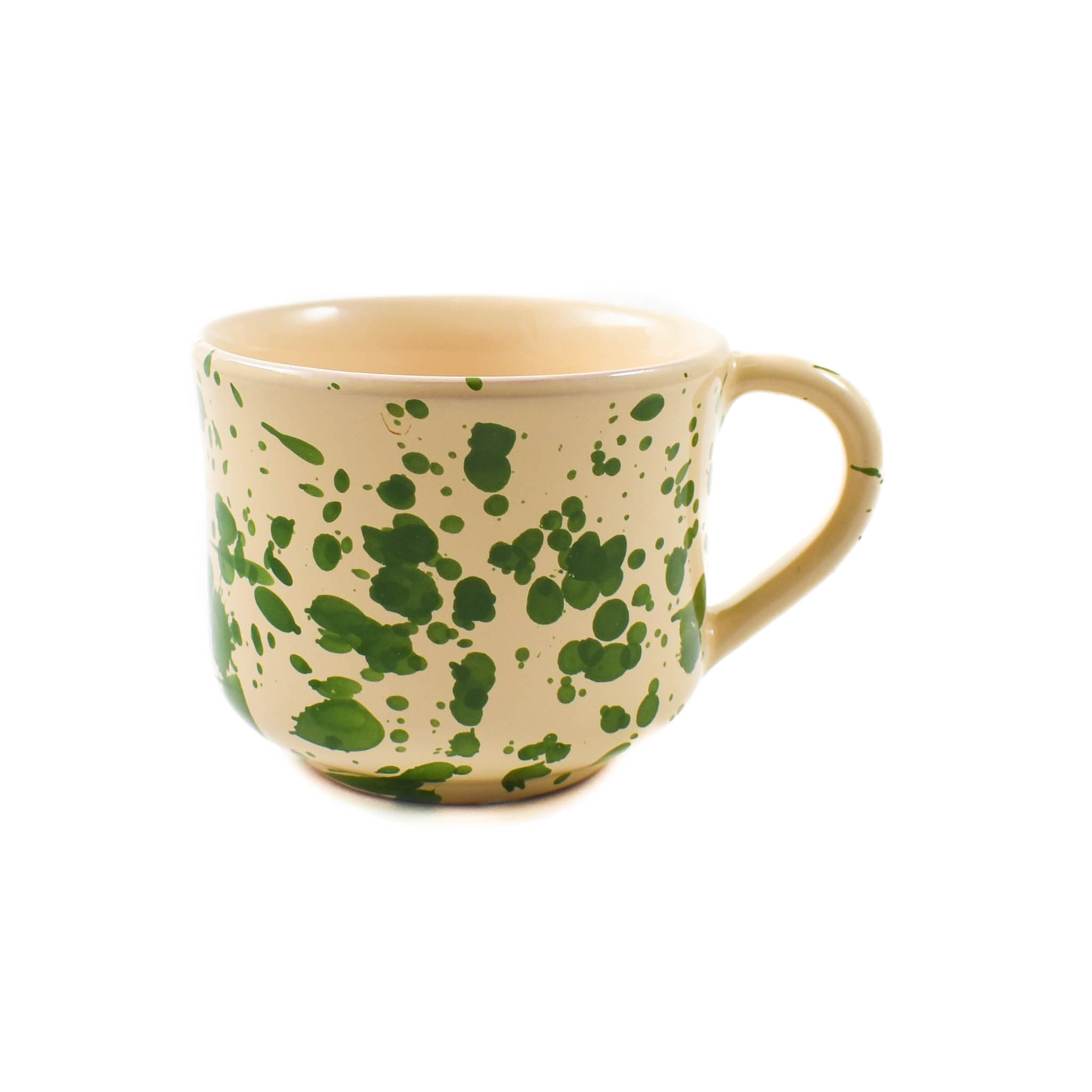 Puglia Green Splatter Mug