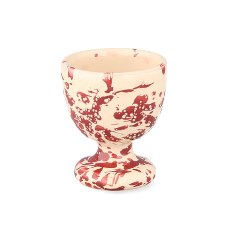 Puglia Burgundy Splatter Egg Cup
