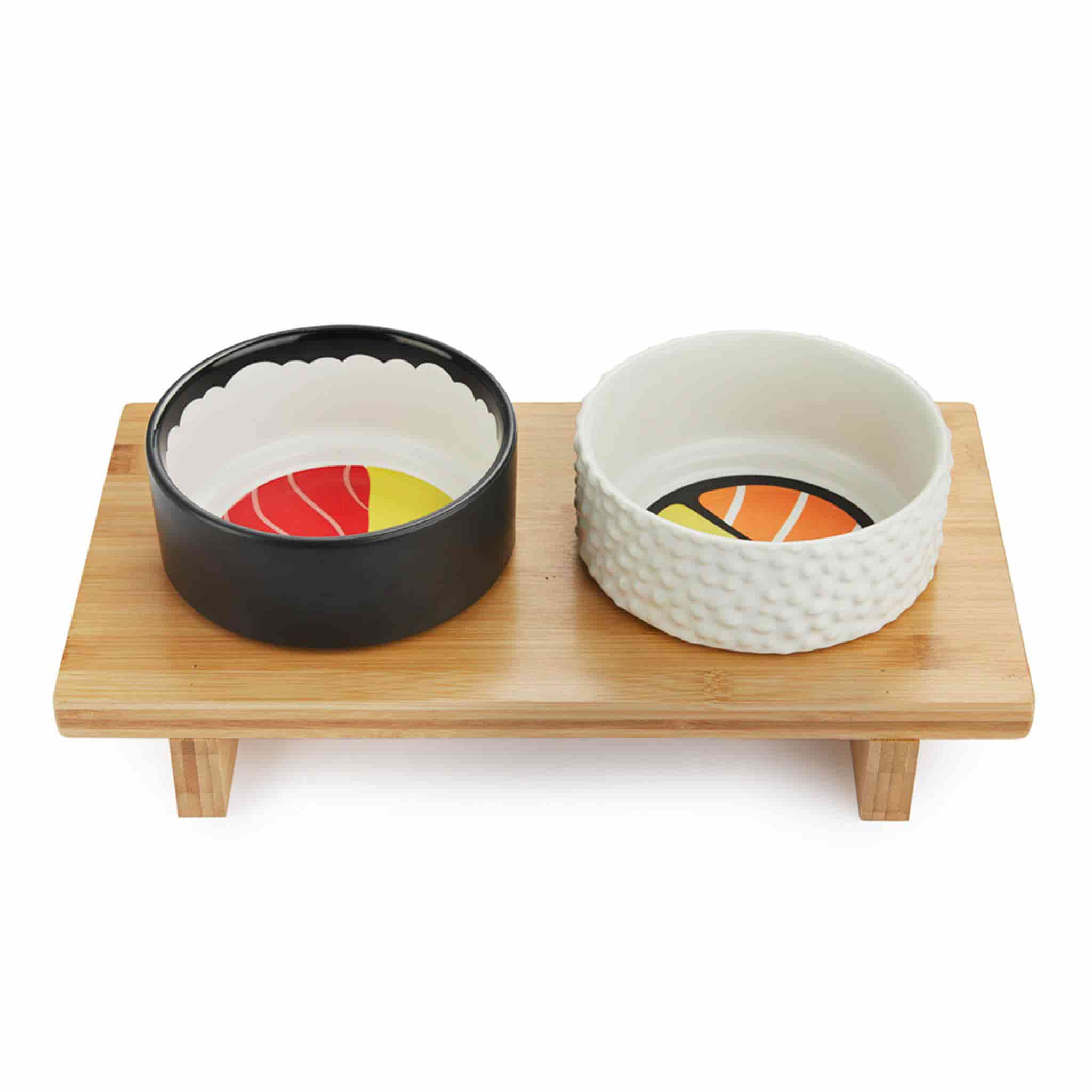 Sushi Roll Dog Bowl Set