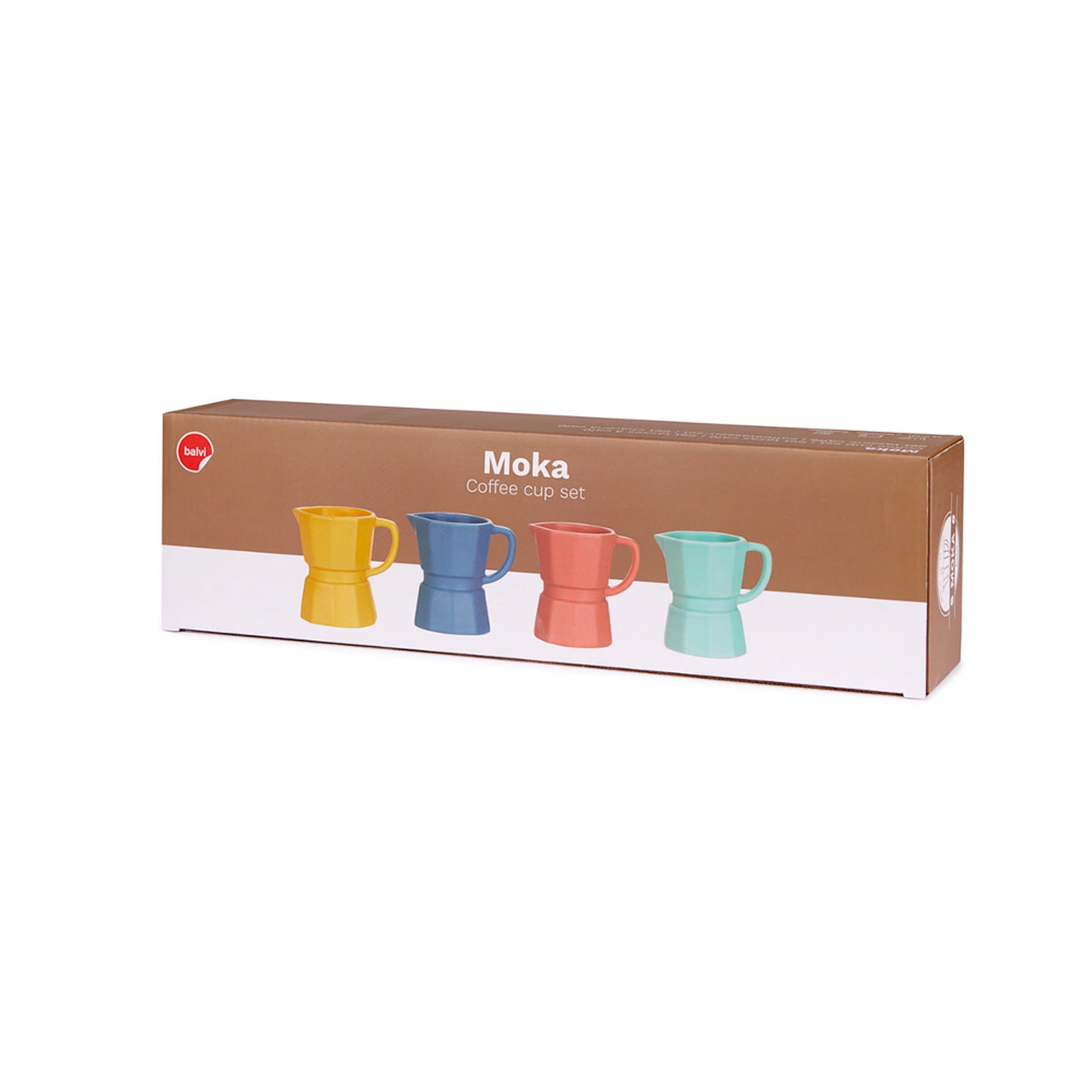 Bright Moka Espresso Cups, 120ml