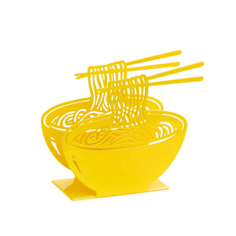 Yellow Ramen Metal Napkin Holder