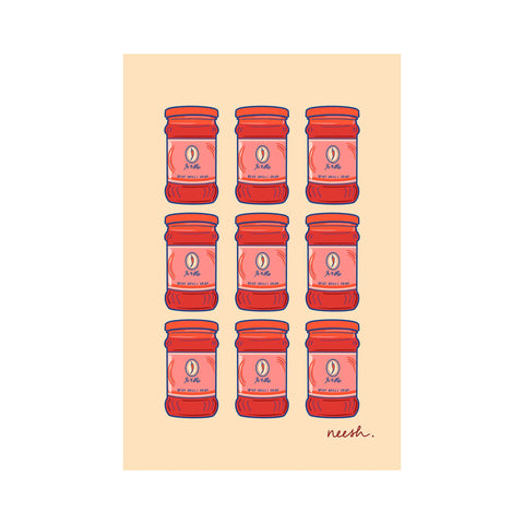 Neesh Home Chilli Crisp Tea Towel