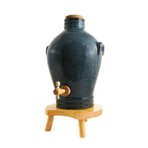 Blue Glaze Vinaigrier, 3L