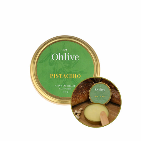 Ohlive Pistachio Extra Virgin Olive Oil Spread, 110g