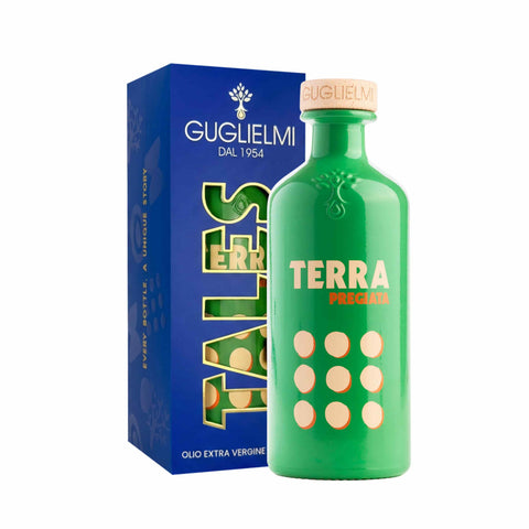 Olio Guglielmi Tales Terra Pregiata Extra Virgin Olive Oil in Gift Box, 500ml